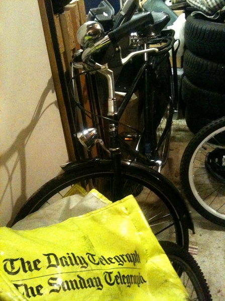 Pashley mit Tasche